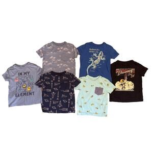 Rumi + Ryder/Bixby graphic T-Shirt Bundle of 6 - Little Kids Size XS 4-5